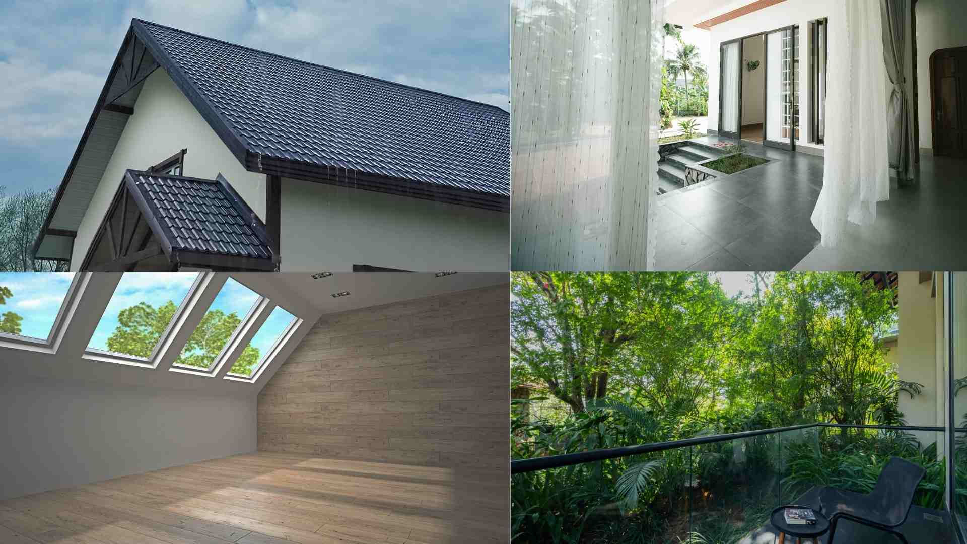 Design solutions to help reduce heat and cool the house effectively. Graphics: Ha May