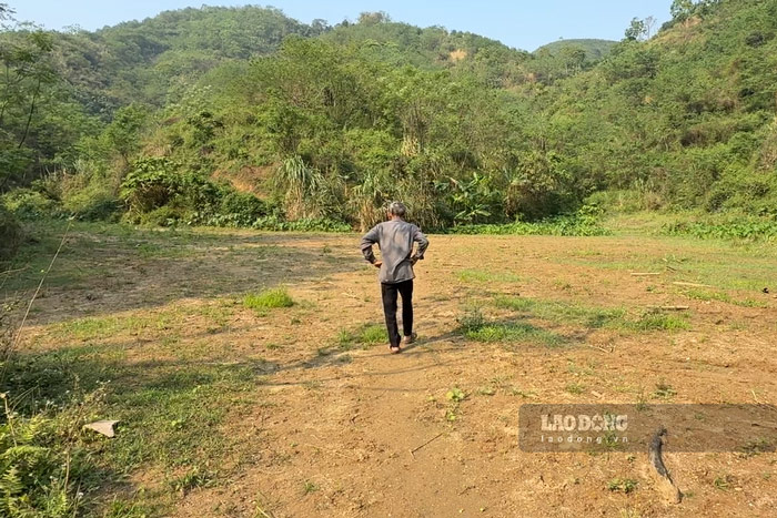 Trong khi đó, người dân địa phương phải chật vật mưu sinh vì thiếu đất canh tác. Ảnh: Đinh Đại