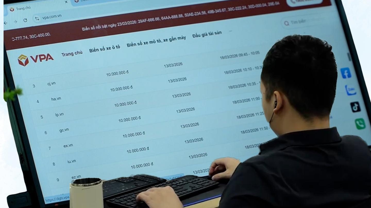 The domain name ".vn" is used freely if the 2 auctions fail