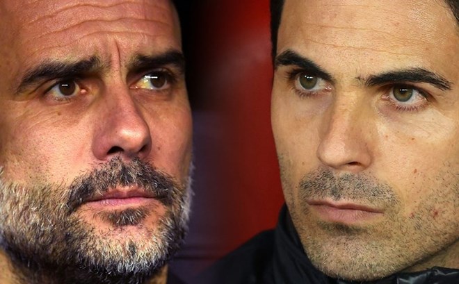 Arsenal coach Mikel Arteta is often inferior to Man City's Guardiola in the championship race in recent seasons. Photo: AFP