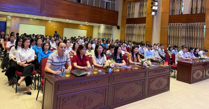 Hanoi Labor Federation organizes training on Trade Union financial work in 2026. Photo: Ngoc Anh