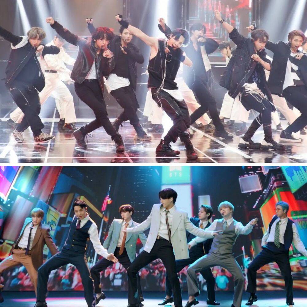 Vũ đạo đồng bộ như quân đội từng tạo nên bản sắc của BTS. Ảnh: cắt từ video