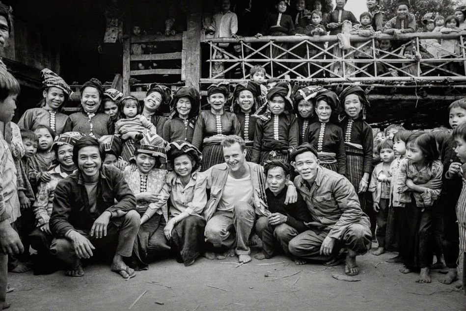 Andy Soloman tham dự một đám cưới của người Tày ở Sơn La. Ảnh: Nhân vật cung cấp