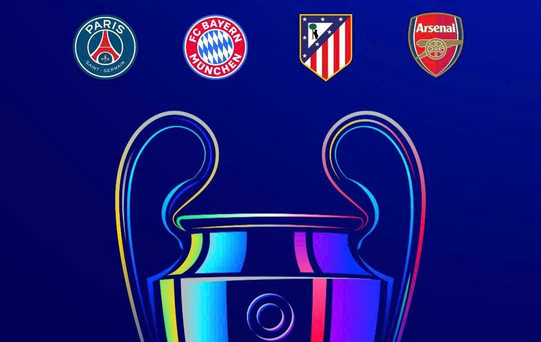This year's Champions League has identified the 4 strongest teams. Photo: UCL