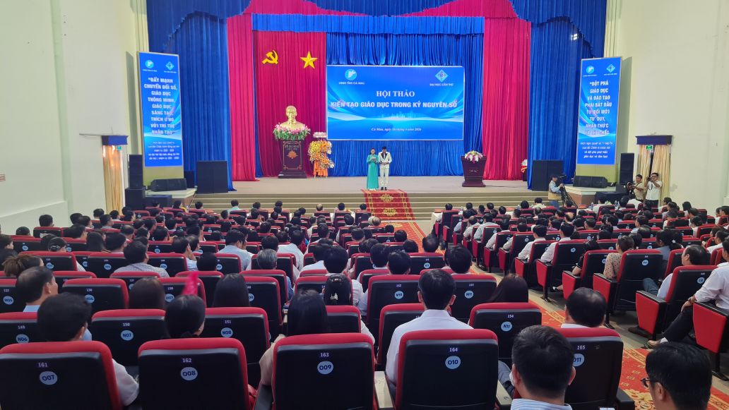 Ca Mau y la Universidad de Can Tho buscan soluciones innovadoras en la educación. Foto: Nhat Ho.