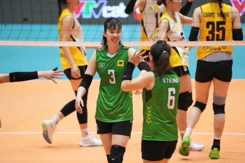 Thanh Thúy trở về là điểm tựa cho VTV Bình Điền Long An ở những thời điểm khó khăn. Ảnh: VFV