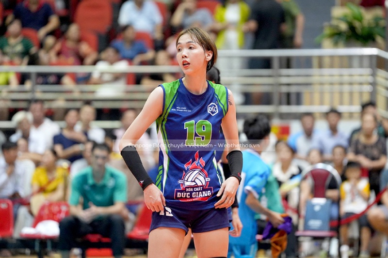 Lý Thị Luyến cho thấy sự tiến bộ sau khi trở về từ Mông Cổ và Thái Lan. Ảnh: Bóng chuyền Việt Nam