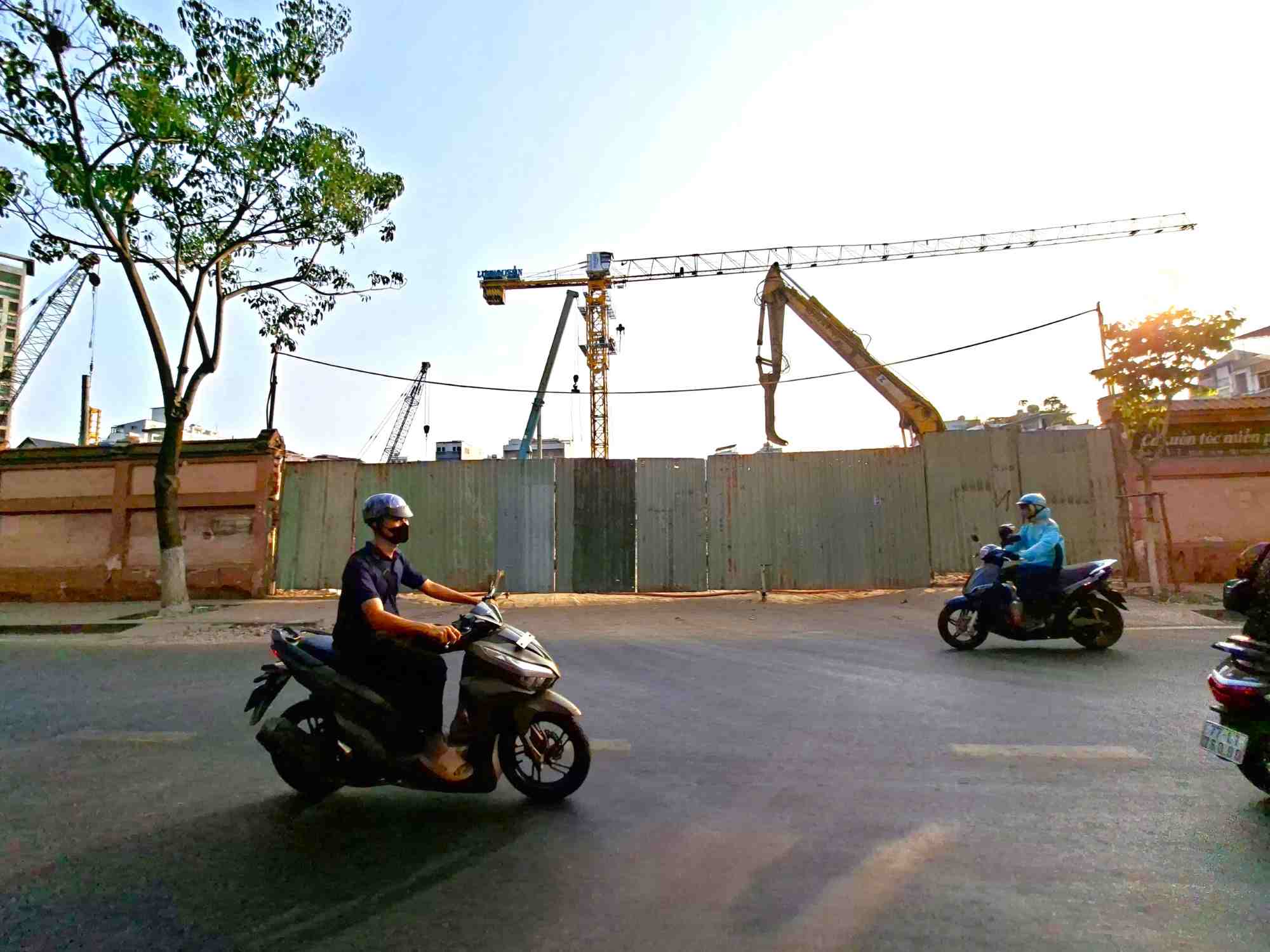 Dự án xây dựng mới Trung tâm Văn hóa - Thể thao Quận 4.  Ảnh: Minh Quân