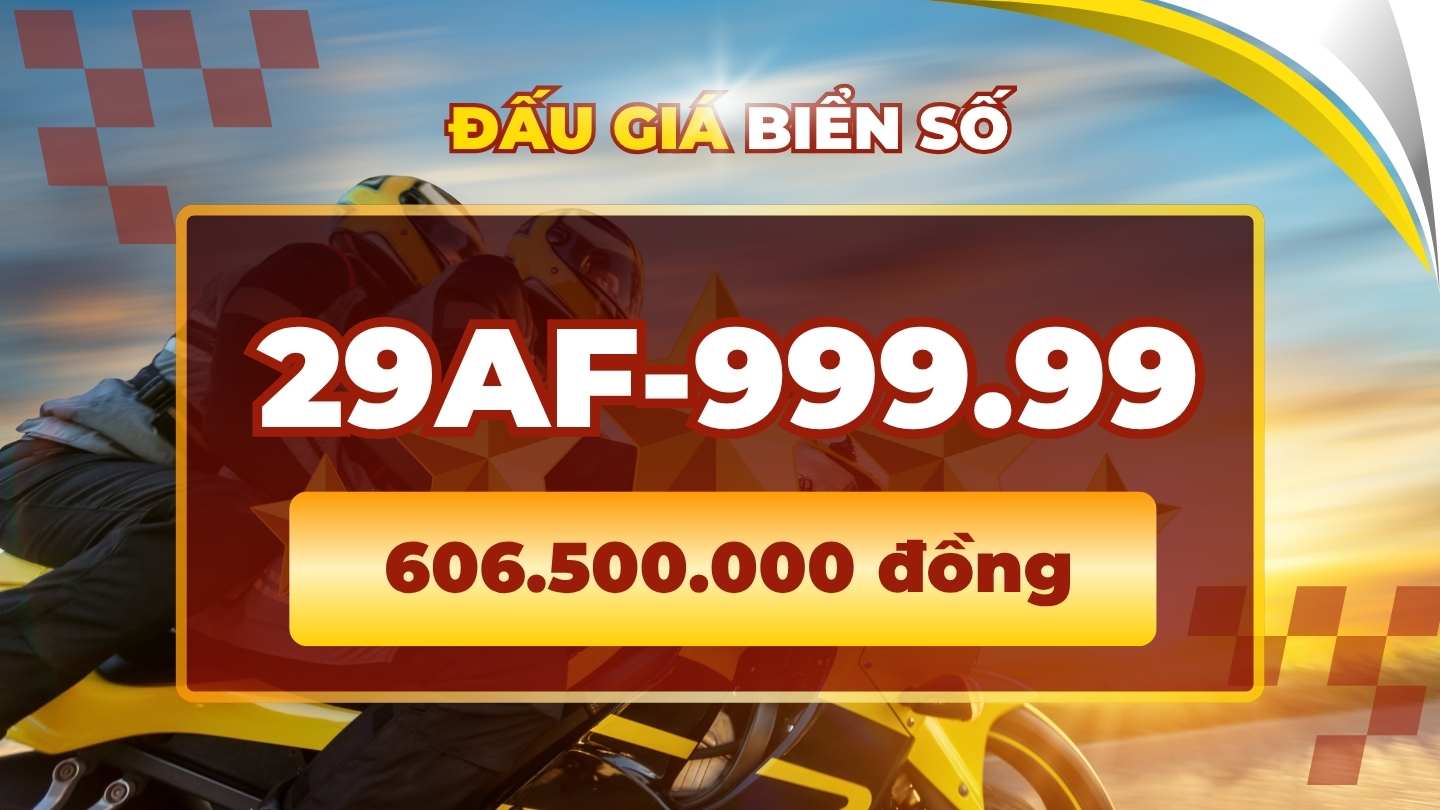 Revealing the huge price of license plate 29AF-999. 99 in the license plate auction on April 16