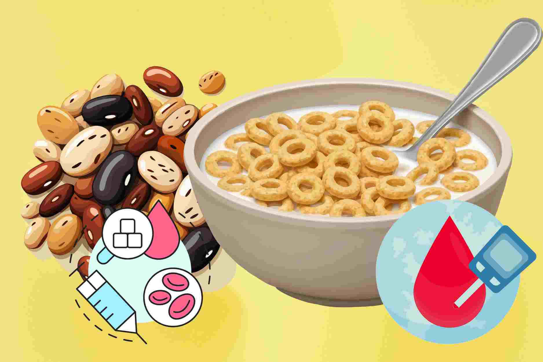 Whole beans and cereals that support diabetes control