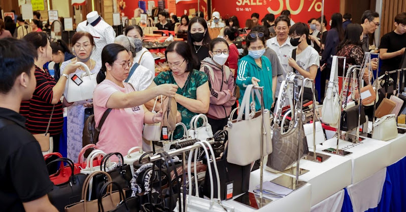 Can Tho Mega Sale for the first time has achieved positive results, creating a foundation for continued deployment on a more methodical and professional scale this year. Photo: Huong Nha