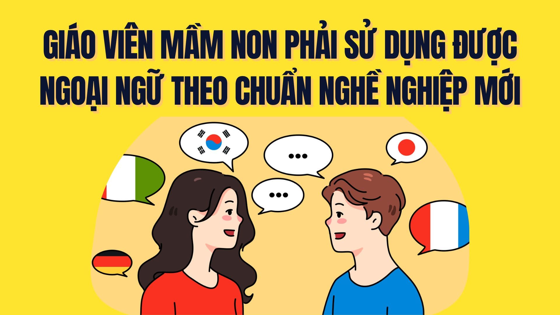 Kindergarten teachers must be able to use foreign languages according to new professional standards