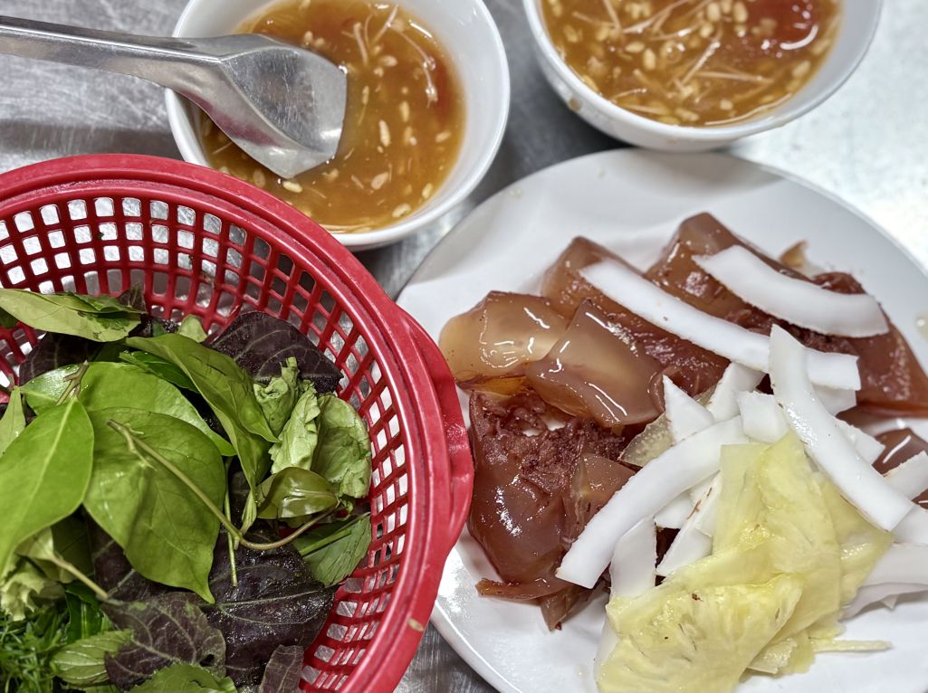 Sứa đỏ chấm bỗng ở Hải Phòng. Ảnh: Ý Yên