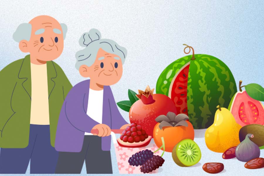 How to eat fruits good for the health of the elderly