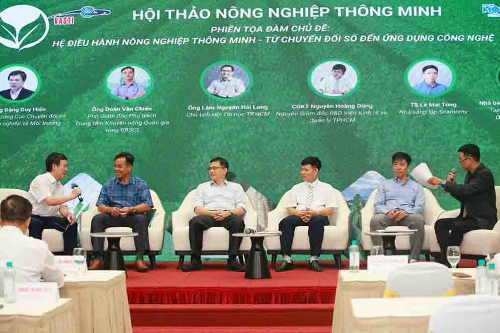  Hội thảo “Nông nghiệp thông minh” do Hội Thông tin Khoa học và Công nghệ Việt Nam (VASTI) cùng Tạp chí Một Thế Giới phối hợp tổ chức.