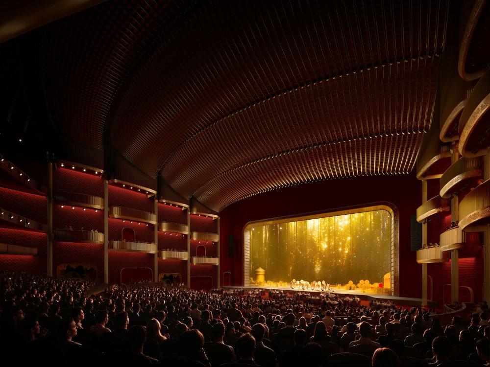 Nhà biểu diễn hơn 4000 chỗ, đủ tiêu chuẩn đón những tour diễn toàn cầu.  