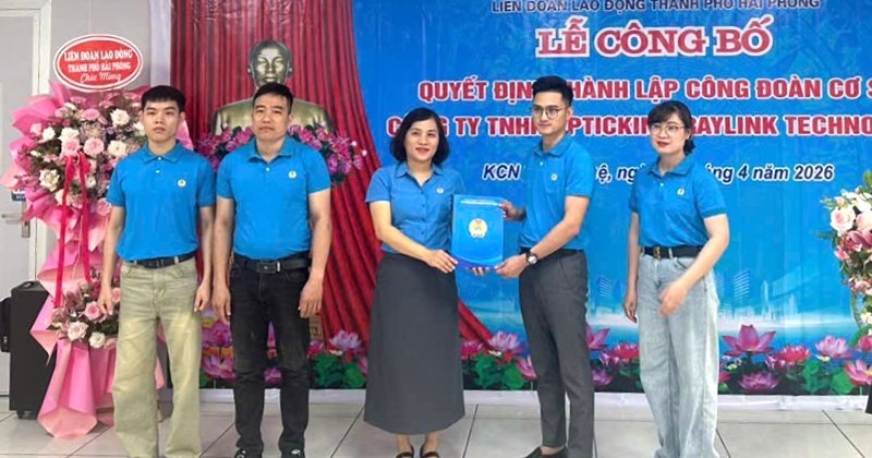 Opticking-Raylink thành lập công đoàn với 216 đoàn viên