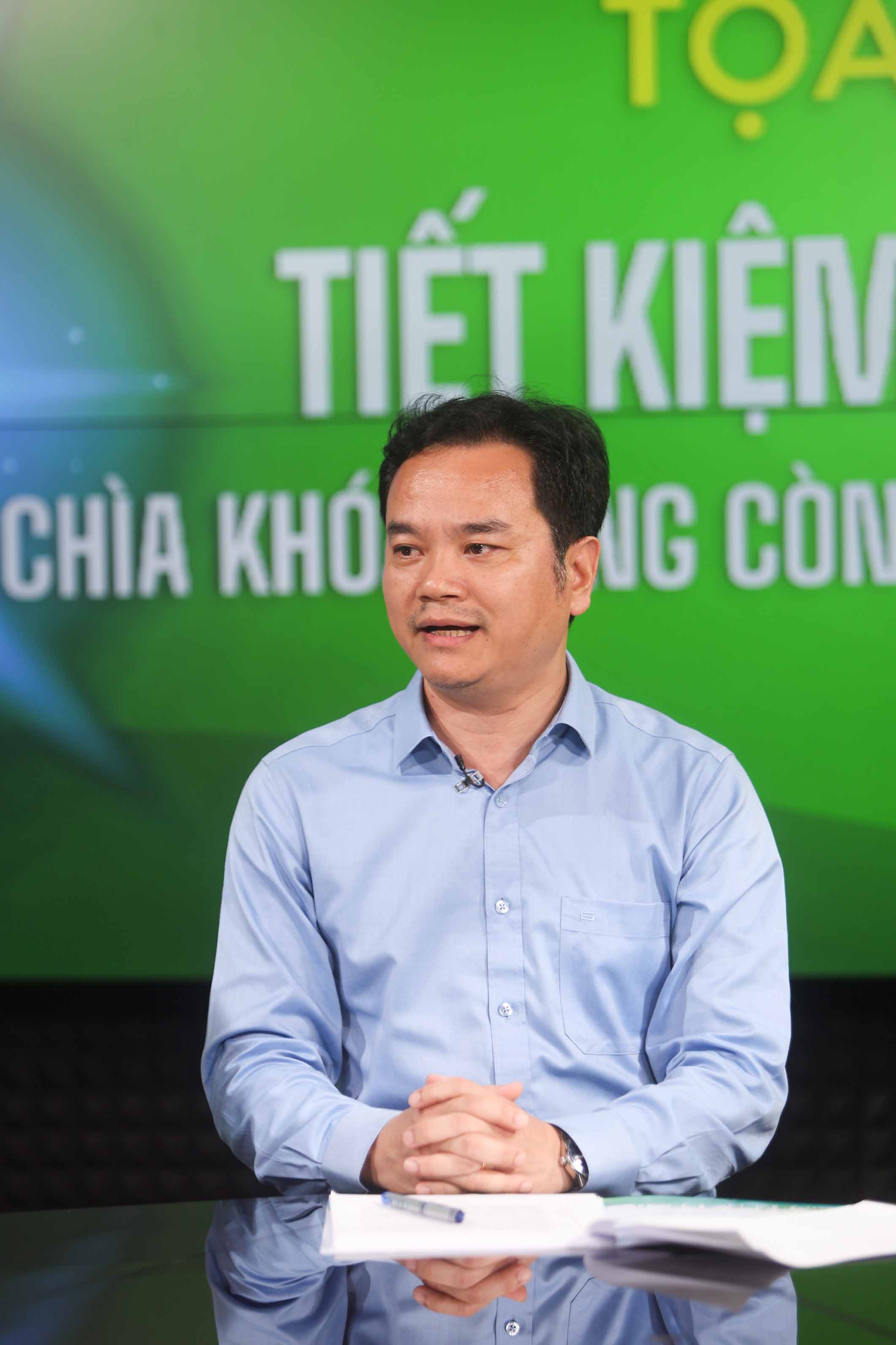 Ông Cù Huy Quang – Trưởng phòng Hiệu quả năng lượng và Chuyển đổi xanh – thuộc Cục Đổi mới sáng tạo, Chuyển đổi xanh và Khuyến công, Bộ Công Thương. Ảnh: Việt Anh