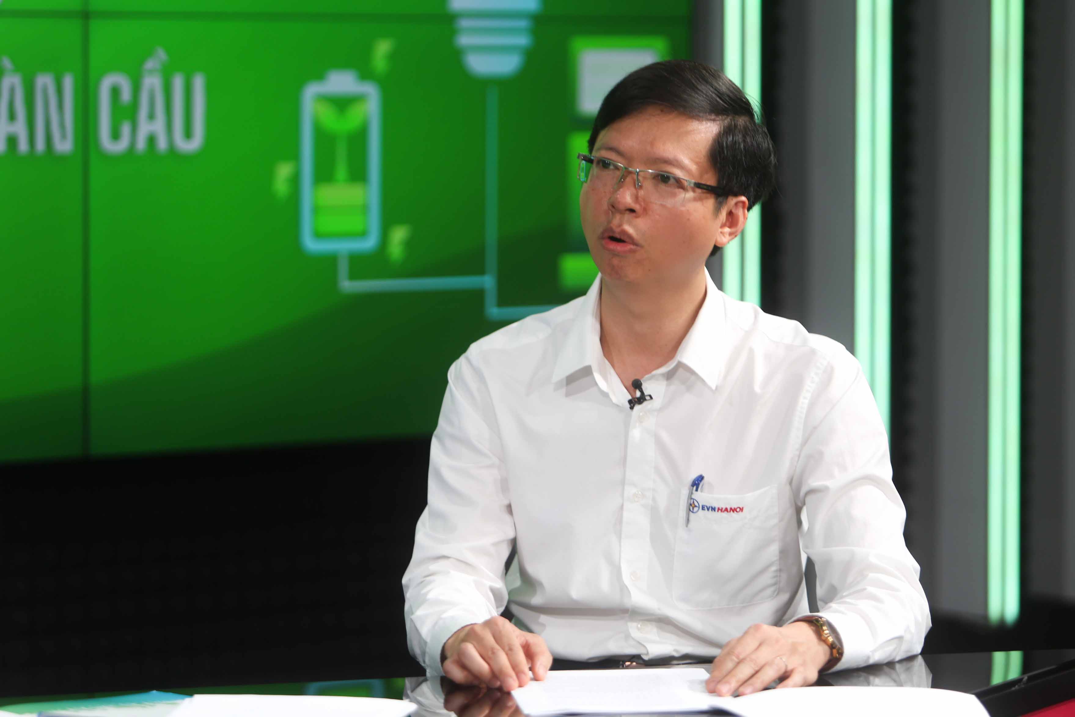 Ông Vũ Thế Thắng - Phó ban kinh doanh, EVNHANOI. Ảnh: Việt Anh
