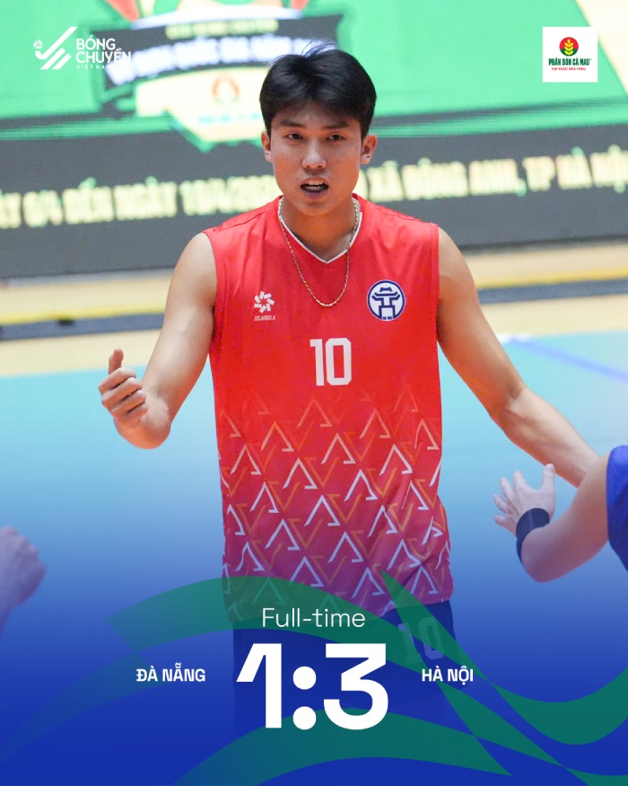 Hà Nội đánh bại Đà Nẵng. Ảnh: BCVN