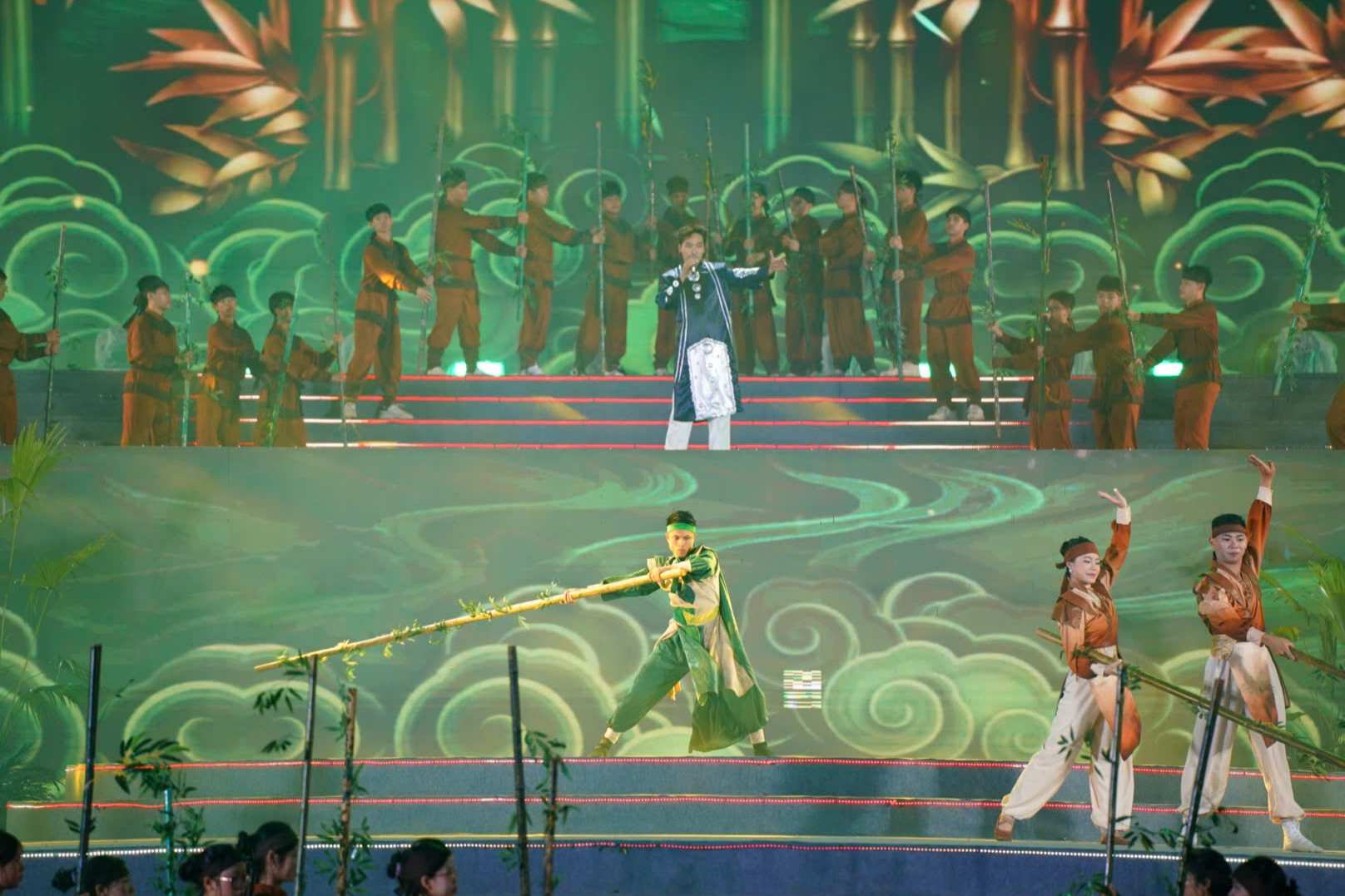 Các tiết mục đặc sắc và mang đậm giá trị về văn hóa đã được thể hiện trong đêm khai mạc. Ảnh: BTC