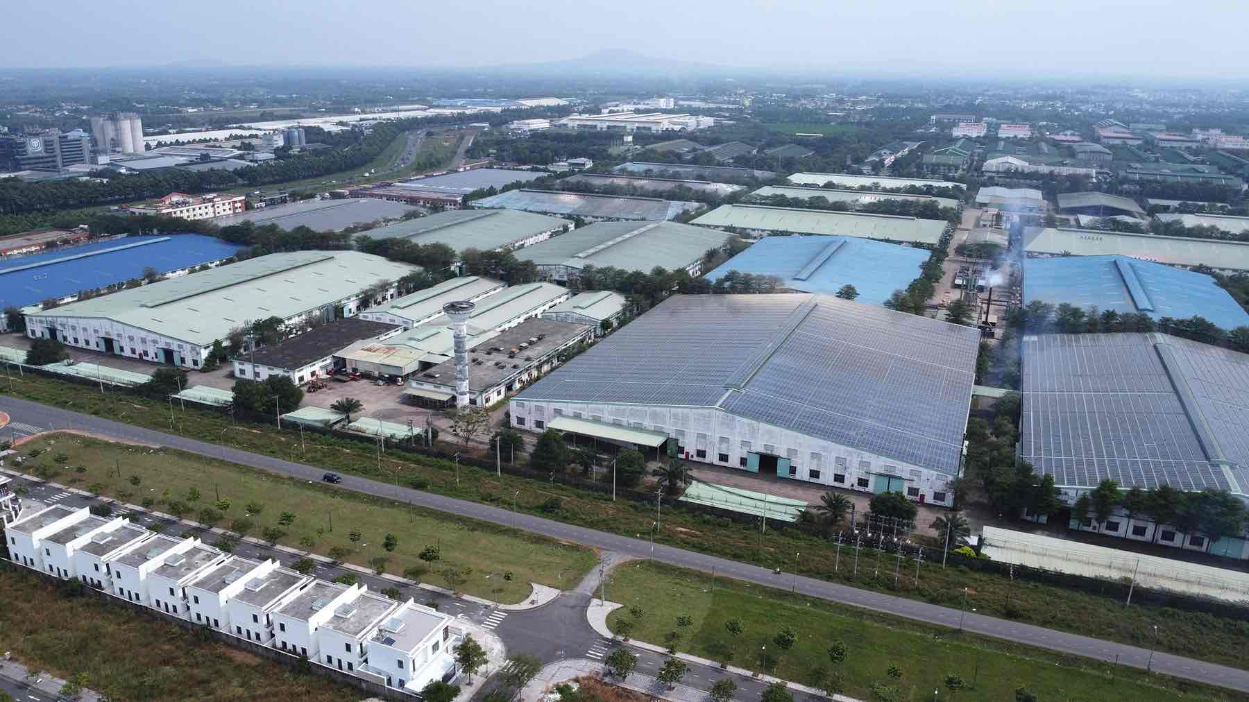 Khu công nghiệp Bàu Xéo, phường Trảng Bom, tỉnh Đồng Nai. Ảnh: HAC