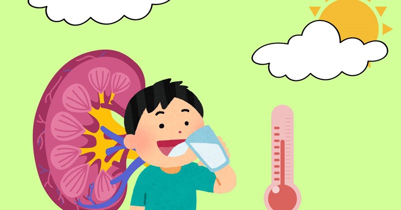 Sỏi thận gia tăng vào mùa hè, nguyên nhân phổ biến