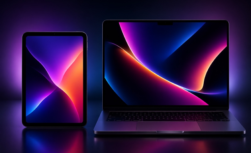 Apple may be about to bring OLED screens to iPad mini and MacBook Pro. Graphics: Quang Minh