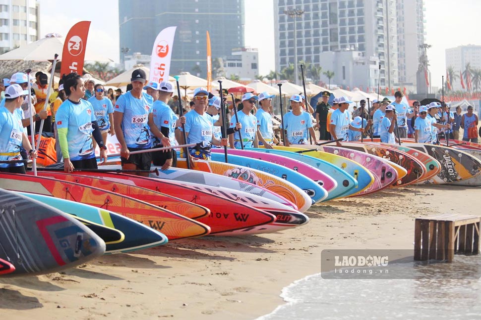 Các vận động viên tham gia giải đua. Ảnh: Hoài Phương