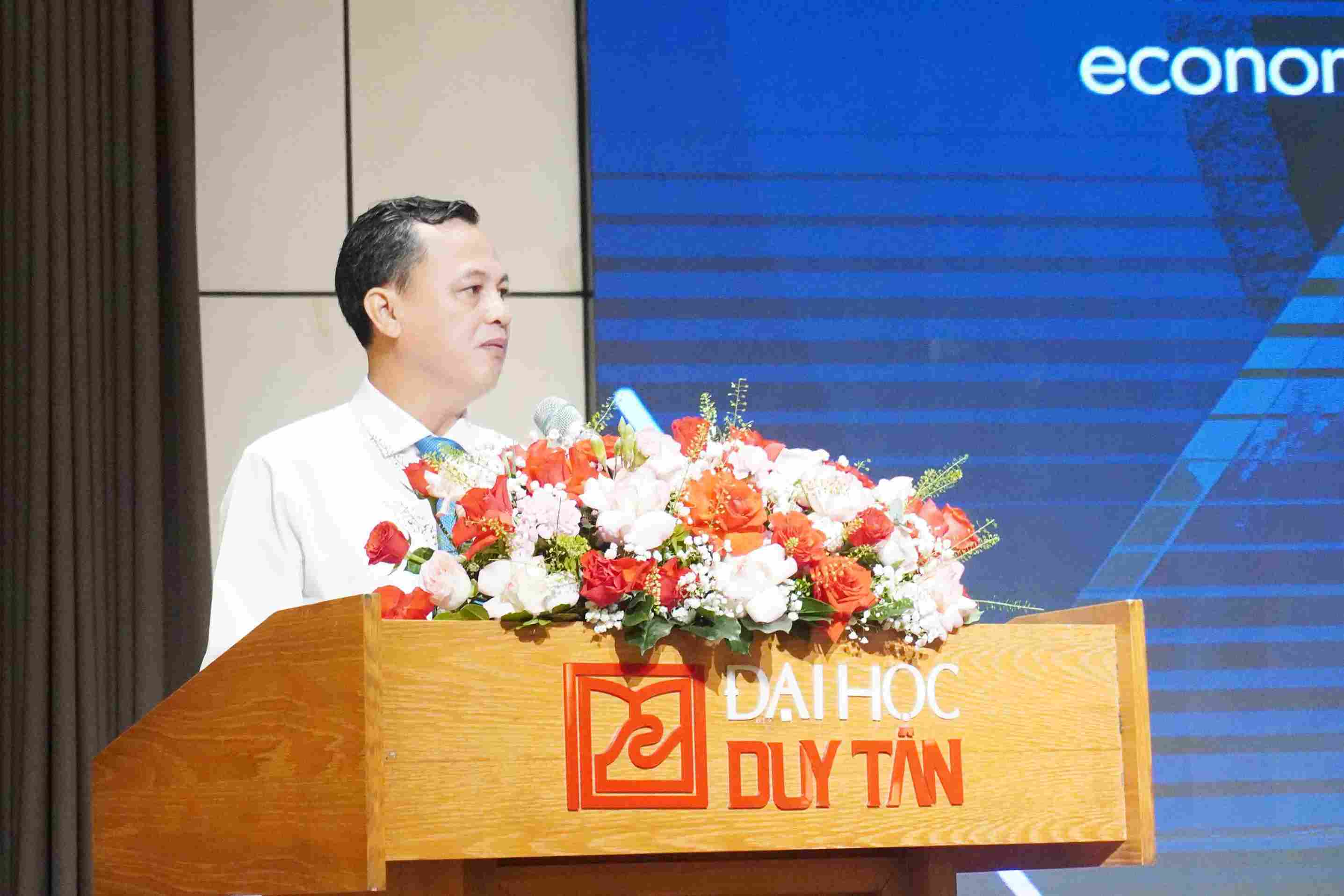 Ông Trần Ngọc Thạch - Phó Giám đốc Sở Khoa học - Công nghệ Đà Nẵng phát biểu tại chương trình. Ảnh: Trần Thi