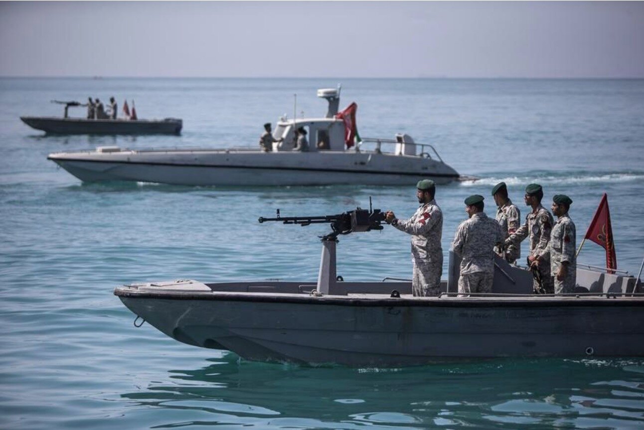 Patrol vessel in the Strait of Hormuz. Photo: Xinhua