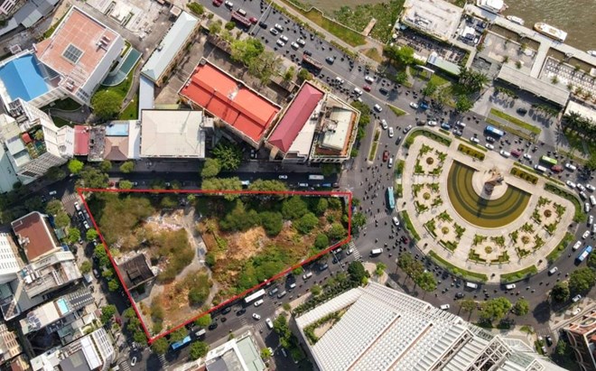 Khu đất số 2-4-6 Hai Bà Trưng, phường Sài Gòn. Ảnh: Anh Tú