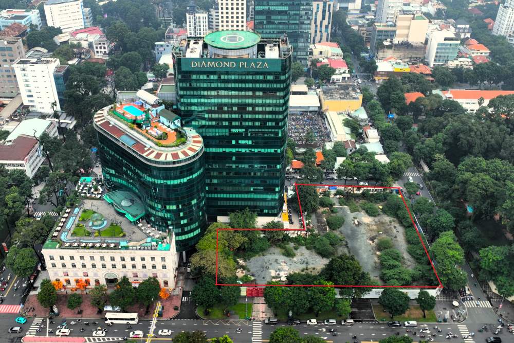 Land plot No. 8 - 12 Le Duan, Saigon Ward (HCMC). Photo: Anh Tu