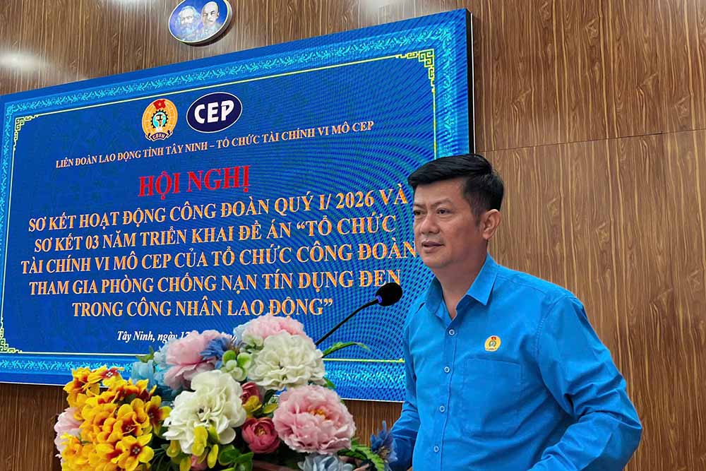 Ông Trần Lê Duy phát biểu tại chương trình. Ảnh: Hồng Minh