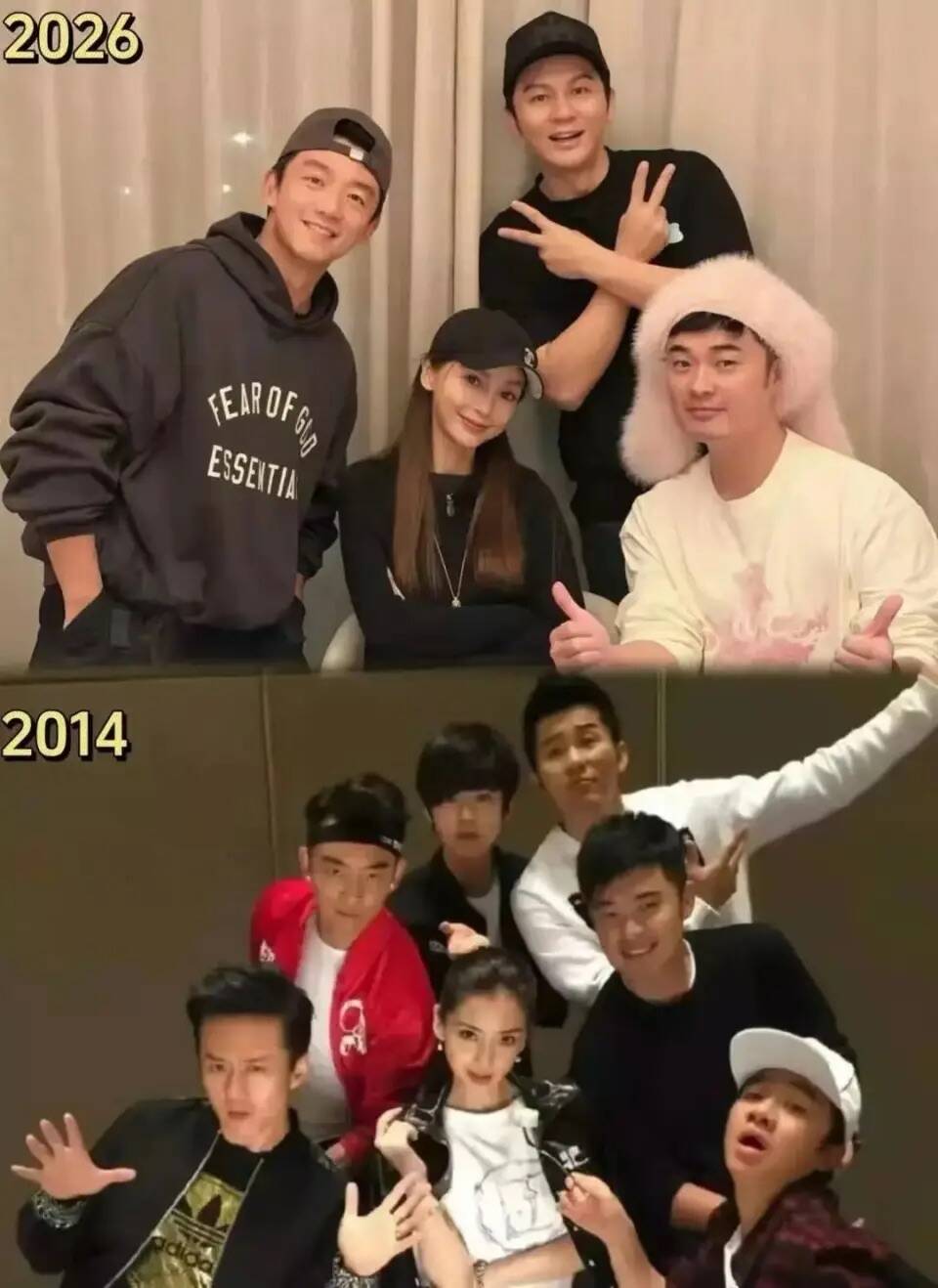 Dàn sao Keep Running sau 12 năm. Ảnh: Xinhua