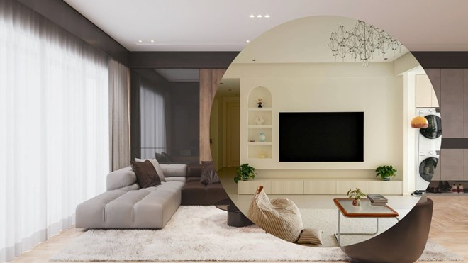 With just a few simple steps, you can quickly clean the living room. Photo: Thanh Thanh