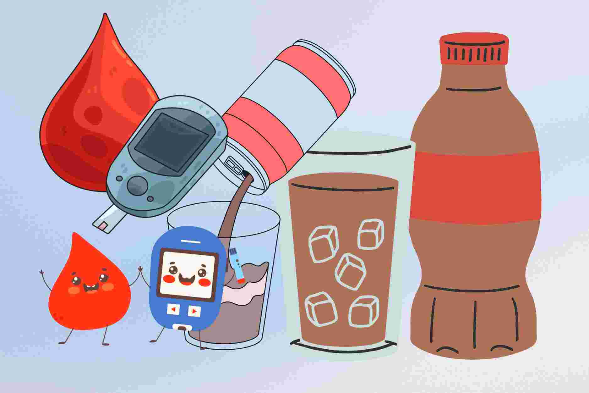 Sugar-free soft drinks or dieting, which option is better for blood sugar