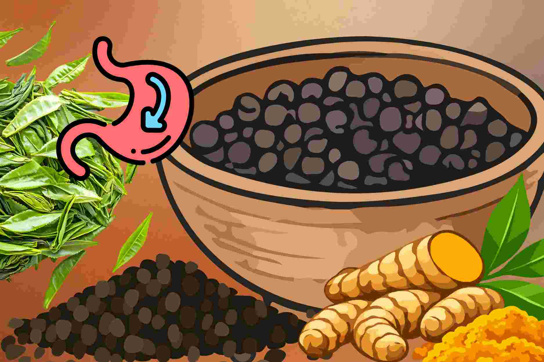 5 foods that help the body absorb better when combined with black pepper