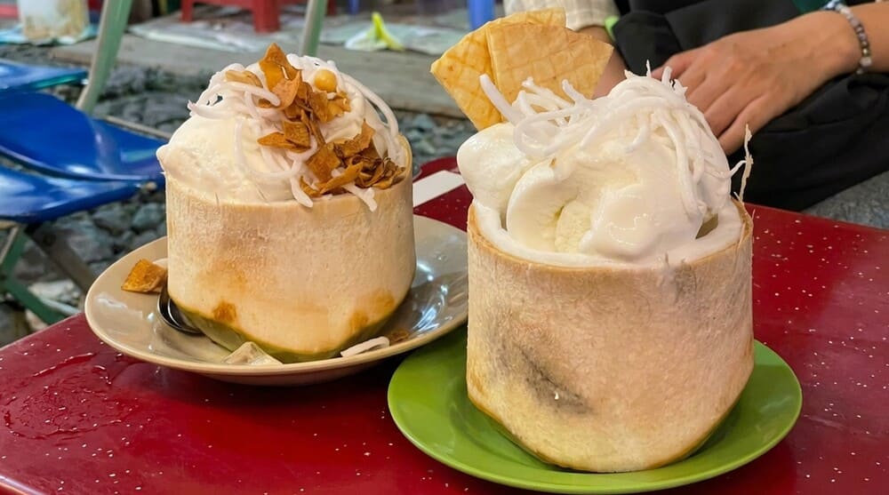 El helado de coco aporta muchos beneficios para la salud si se come correctamente. Foto: Khánh Linh