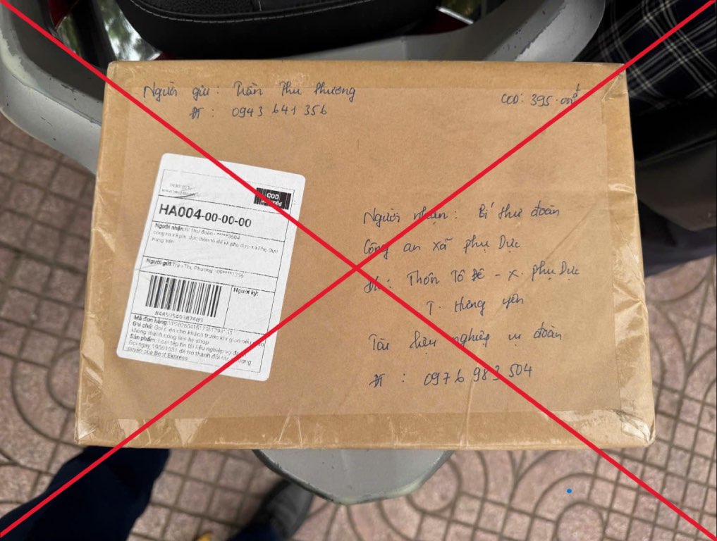 Hung Yen Provincial Police warns of the trick of calling to request the purchase of delegation documents. In the photo: Image of the order being transferred to April 17, 2026. Photo: Hung Yen Provincial Police