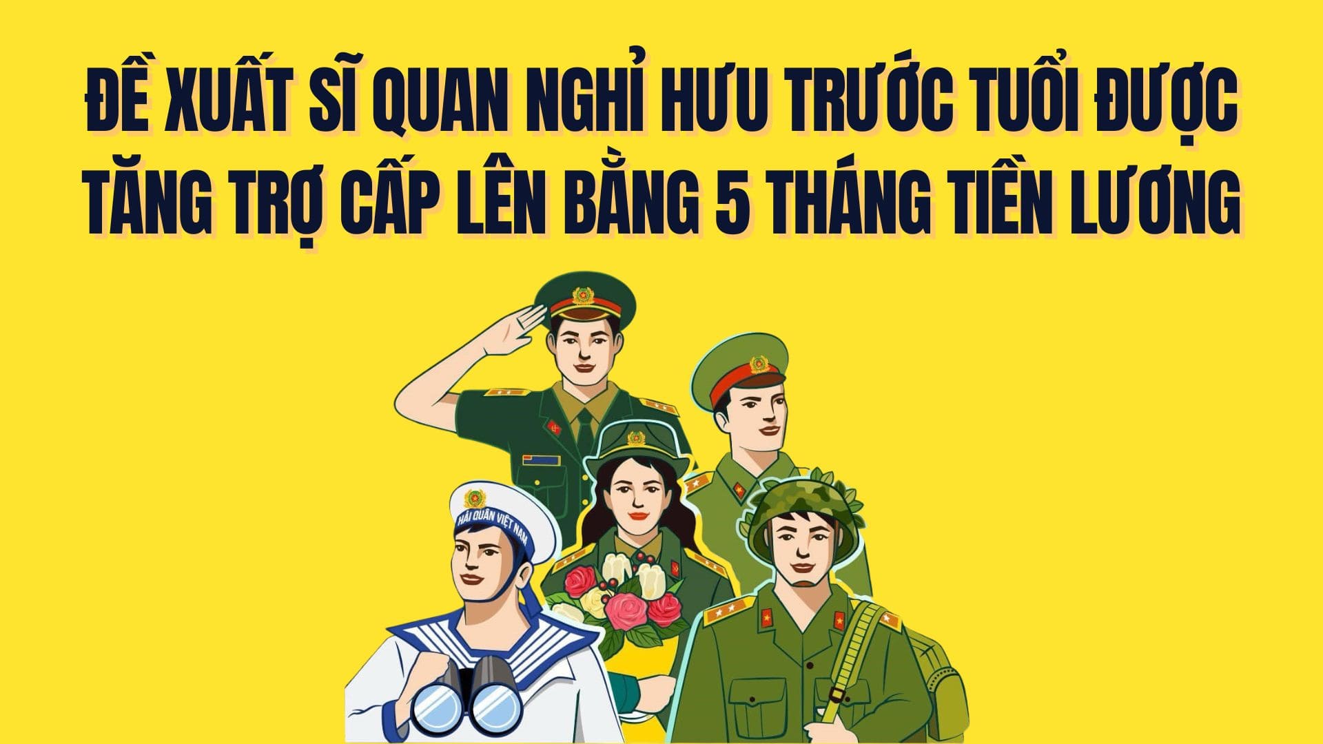 Officers retiring early are entitled to increased allowances up to 5 months of salary according to the new draft