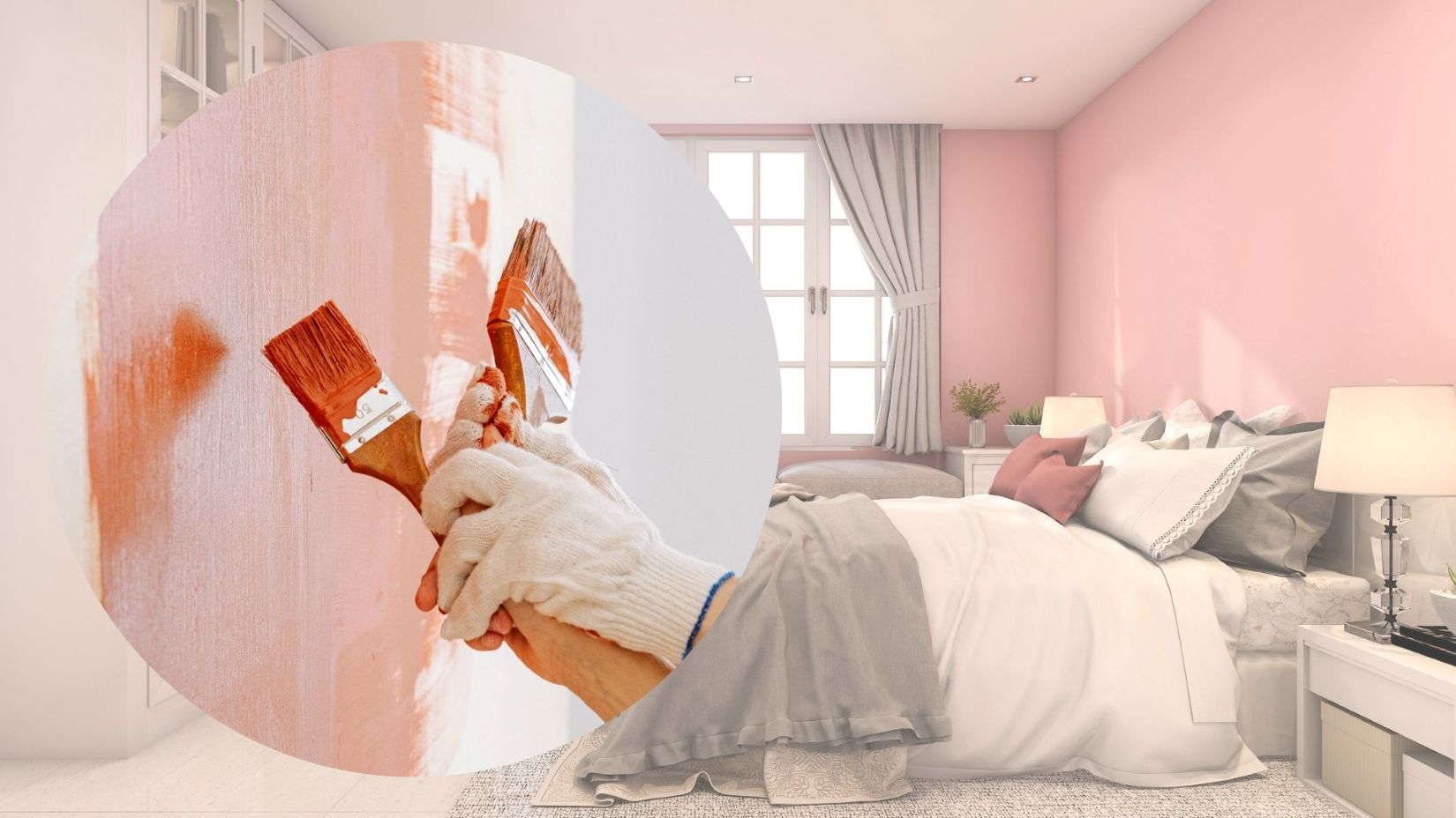 Choosing suitable colors helps the bedroom space become more romantic and warmer. Graphics: Thanh Thanh