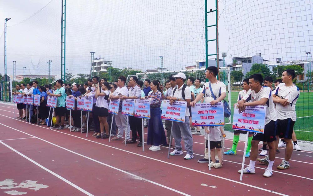 約400人のアスリートが、2026年のゴハンソン区の労働者、公務員、労働者のスポーツ大会に参加します。写真:ゴハンソン労働組合