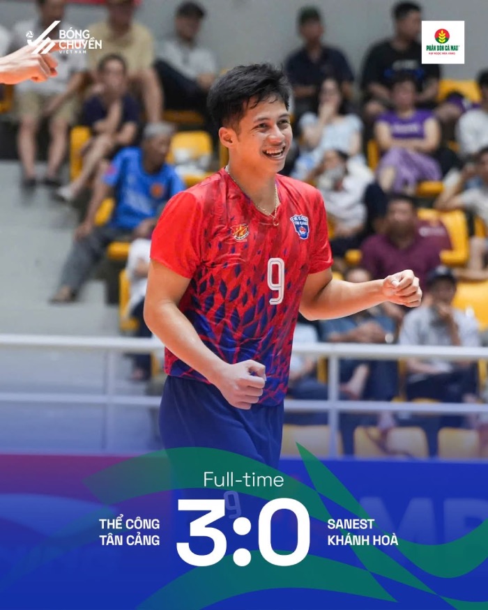 Thể Công Viettel vượt qua Sanest Khánh Hòa. Ảnh: BCVN