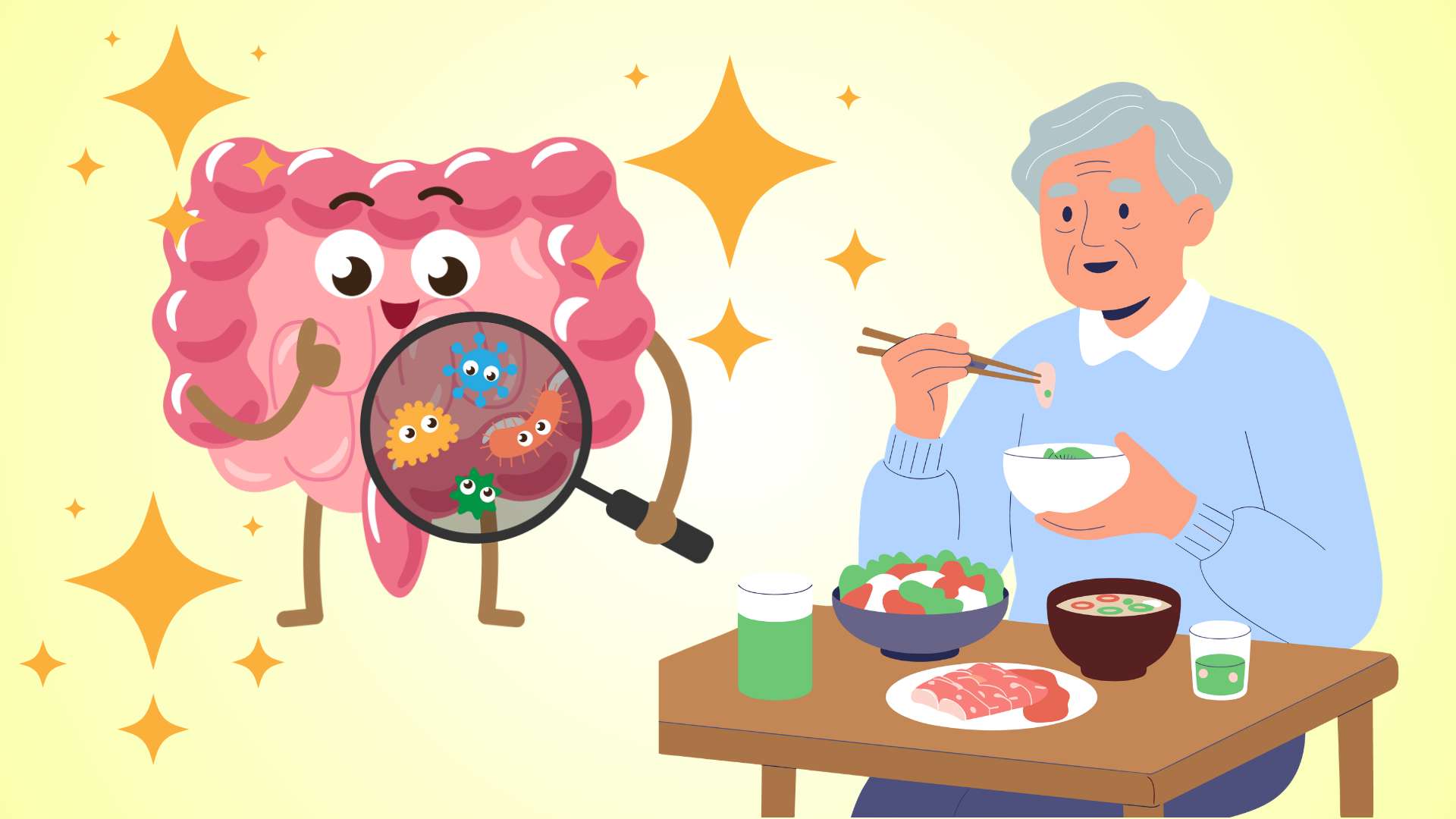 중년의 대장에 좋은 만들기 쉬운 3가지 음식.