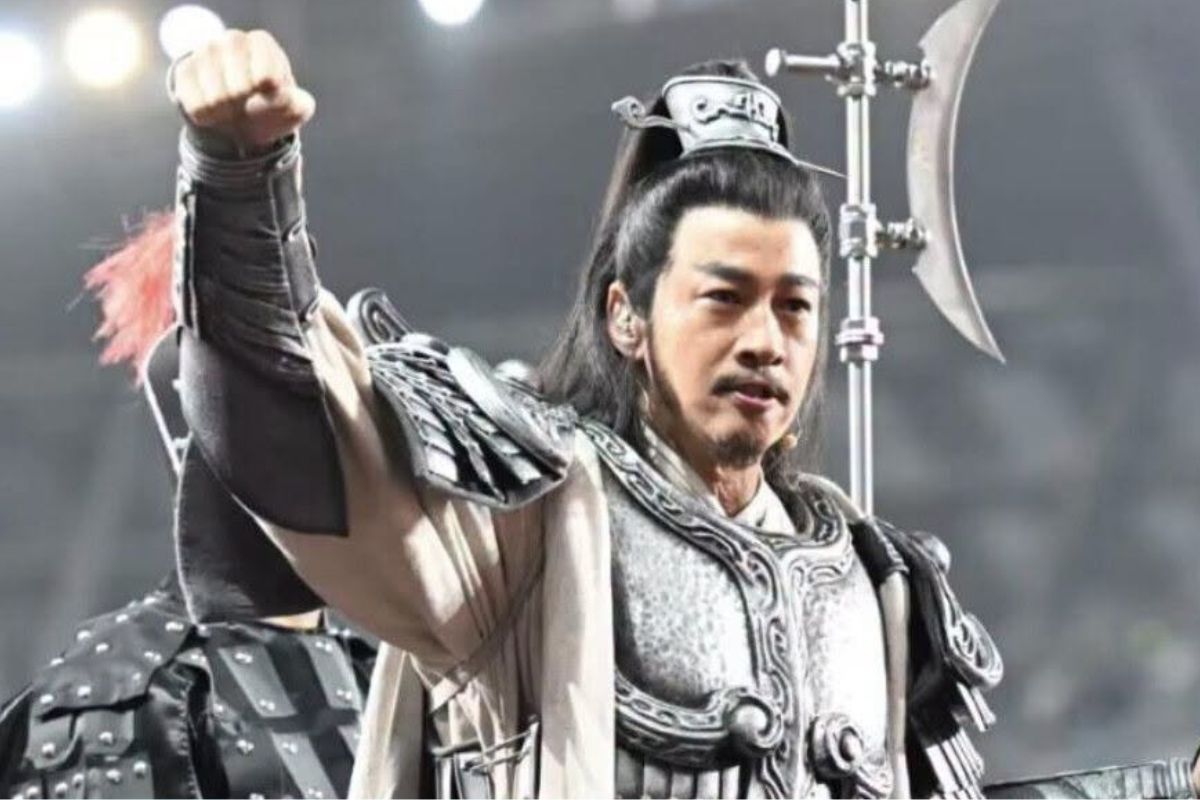 Ha Nhuan Dong recreates the image of Xiang Yu. Photo: cut from video