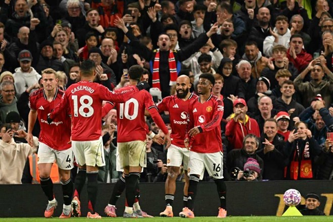 Man United firmly built its position in the top 3 Premier League.  Photo: AFP