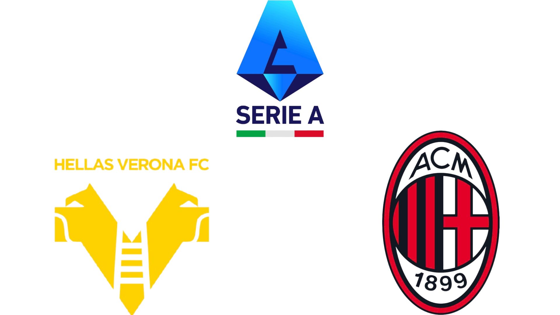Football commentary Verona vs AC Milan in Serie A. Graphics: Dieu Anh