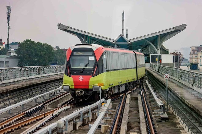 Hà Nội nghiên cứu làm nhiều tuyến đường sắt đô thị. Ảnh: MRB
