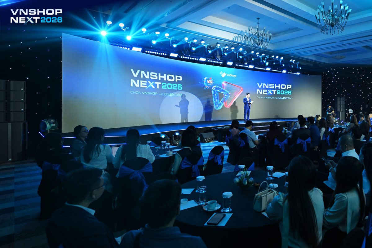 Đông đảo đại diện nhà cung cấp có mặt tại sự kiện VnShop Next 2026. Ảnh: VNPAY